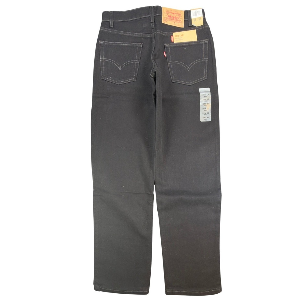 Levi's Vintage 90s 550 Relaxed Fit Jeans Mens 29x30 Black Denim NOS NWT